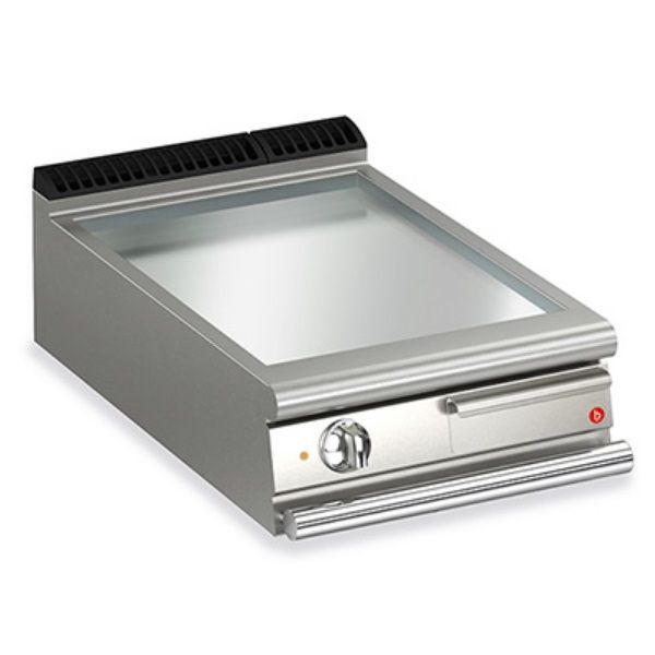 BARON 1 Burner Gas Fry Top With Smooth Chrome Plate Q90FTT/G405 - Hospitality Connect