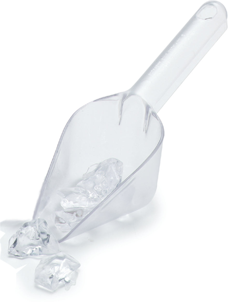 430607 Carlisle Clear Polycarbonate Scoop 180mL - Total Length 276mm - Pack of 12 - Pack price - Hospitality Connect
