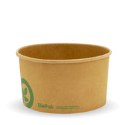 BIOPAK 1,000ml Large Kraft BioBowl 400 Units - Hospitality Connect