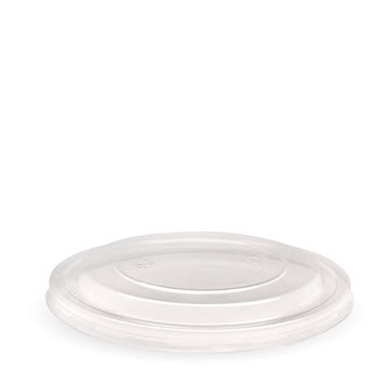 BIOPAK 500-1,000ml RPET Kraft BioBowl Lid 400 Units - Hospitality Connect