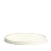 BIOPAK 1,300ml Paper White BioBowl Lid 1000 Units - Hospitality Connect