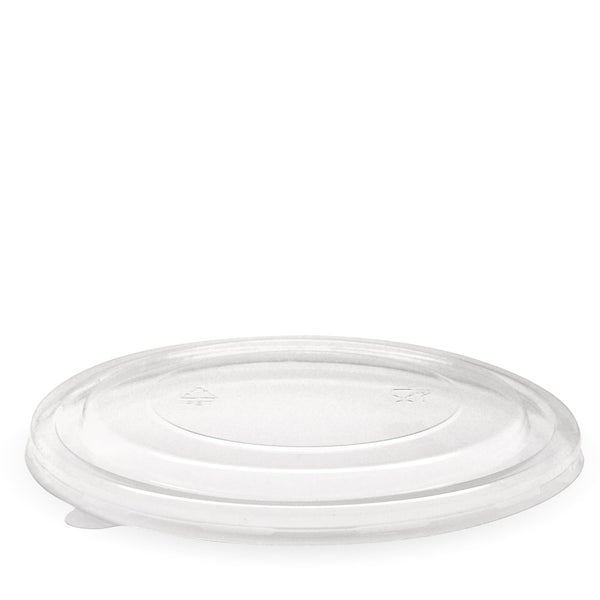 BIOPAK 1,300ml RPET Kraft BioBowl Lid 500 Units - Hospitality Connect
