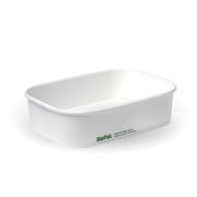 BIOPAK 500ml White BioBoard Takeaway Base 300 Units - Hospitality Connect