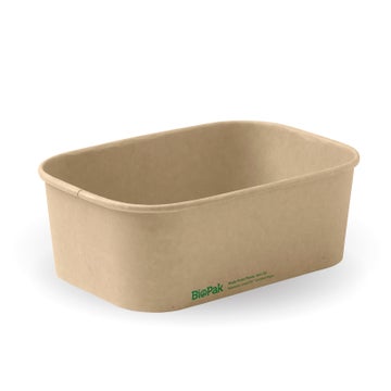 Biopak 750ml Kraft BioBoard Takeaway Base 300 Units - Hospitality Connect