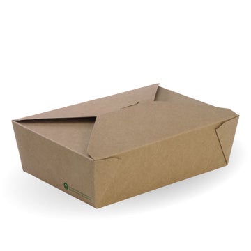Biopak Large BioBoard Lunch Box 200 units