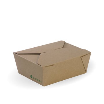 Biopak Medium BioBoard Lunch Box 200 units