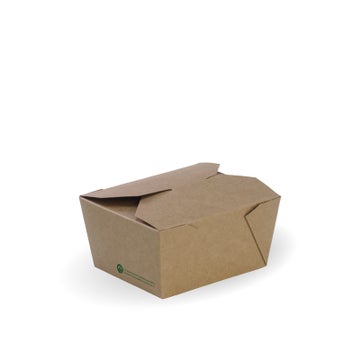 BIOPAK Small BioBoard Lunch Box 200 Units
