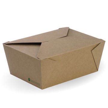 Biopak Extra Large BioBoard Lunch Box 200 units