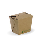 BIOPAK 480ml / 16oz BioBoard Noodle Box  500 units - Hospitality Connect