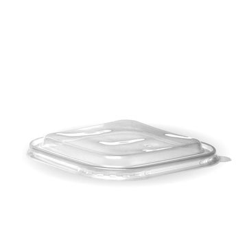 Biopak 750ml-1,400ml Clear PP Square Takeaway Lid 300 Units - Hospitality Connect