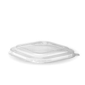 Biopak 750ml-1,400ml Clear RPET Square Takeaway Lid 300 Units - Hospitality Connect