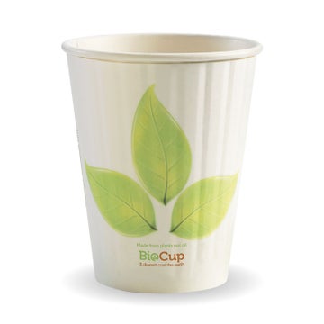 BIOPAK 390ml / 12oz (90mm) Leaf Double Wall BioCup 1000 Units - Hospitality Connect