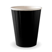 BIOPAK 390ml / 12oz (90mm) Black Double Wall BioCup 1000 Units - Hospitality Connect