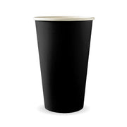 BIOPAK 510ml / 16oz (90mm) Black Single Wall BioCup 1000 Units - Hospitality Connect