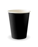 BiIOPAK 280ml / 8oz (80mm) Black Single Wall BioCup 1000 Units