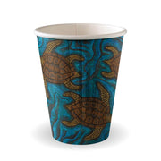 Biopak390ml / 12oz (90mm) Indigenous Art Double Wall BioCup 1000 Units - Hospitality Connect