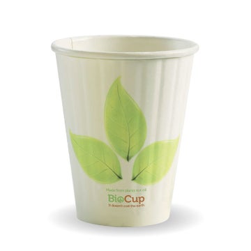BIOPAK 255ml / 8oz (80mm) Leaf Double Wall BioCup 1000 Units - Hospitality Connect