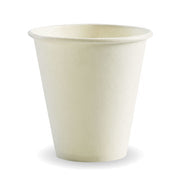 BIOPAK 280ml / 8oz (90mm) White Single Wall BioCup 1000 Units - Hospitality Connect