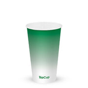 BIOPAK 500ml / 16oz (90mm) Green Cold Paper BioCup 500 Units - Hospitality Connect