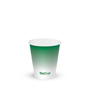 BIOPAK 200ml / 6oz (80mm) Green Cold Paper BioCup 1000 Units - Hospitality Connect