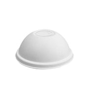 BIOPAK  105mm Plant Fibre Dome Cold Paper BioCup Lid 1000 Units - Hospitality Connect