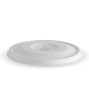 BIOPAK 105mm Cold BioCup Plant Fibre Pulp Flat Lids 1000 Units - Hospitality Connect
