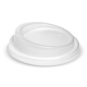 BIOPAK 90mm Large Clear PLA BioCup Lid 1000 Units - Hospitality Connect