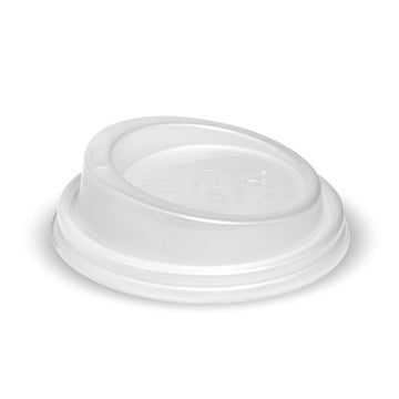BIOPAK 80mm Small Clear PLA BioCup Lid 1000 Units - Hospitality Connect
