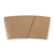 BIOPAK 12oz Paper Cup Sleeve 1000 Units - Hospitality Connect