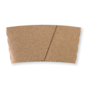 BIOPAK 12oz Paper Cup Sleeve 1000 Units - Hospitality Connect