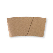 BIOPAK 8oz (80mm) Paper Cup Sleeve 1000 Units - Hospitality Connect