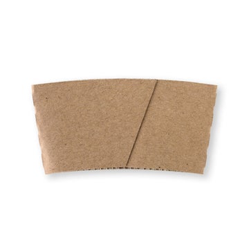 BIOPAK 8oz (80mm) Paper Cup Sleeve 1000 Units - Hospitality Connect