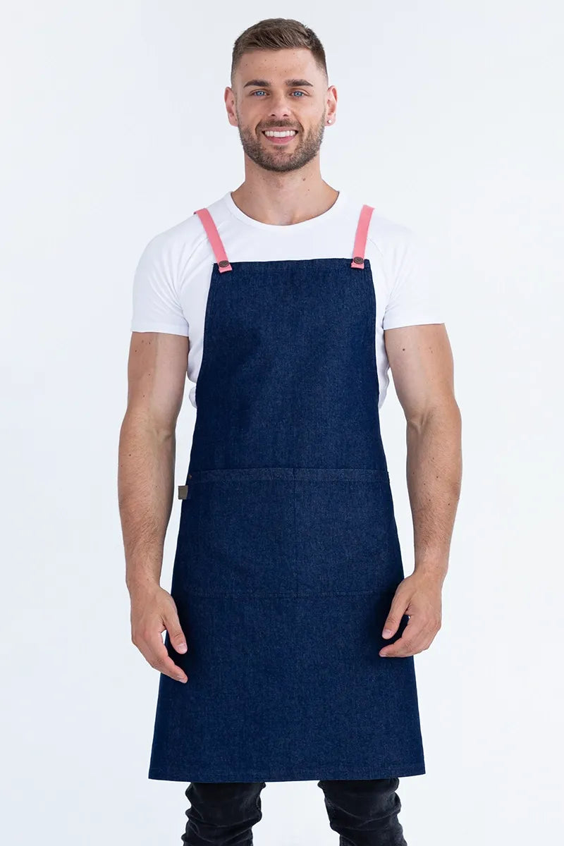 Aussie Chef Bella Blue - GrapeFruit Straps Apron