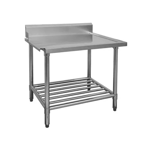 Modular Stainless Steel Dishwasher Bench Left Outlet WBBD7-0900LA . - Hospitality Connect
