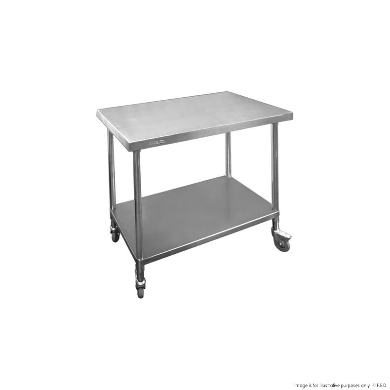 Modular Systems Mobile Workbench with Undershelf 1200x700x900mm WBM7-1200/A - Hospitality Connect