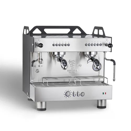 Bezzera OTTO Silver Compact 2 Group Espresso Machine BZOTTOCDE2IS1. - Hospitality Connect