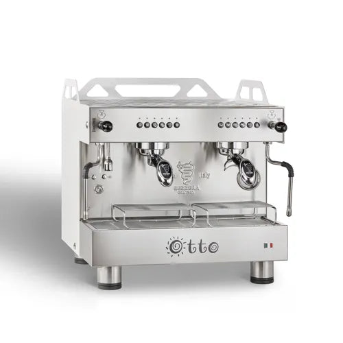 Bezzera OTTO White Compact 2 Group Espresso Machine BZOTTOCDE2IW1. - Hospitality Connect