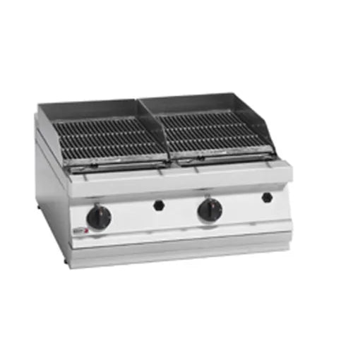 Fagor 700 series - LPG charcoal 2 grid grill BG7-10LPG. - Hospitality Connect