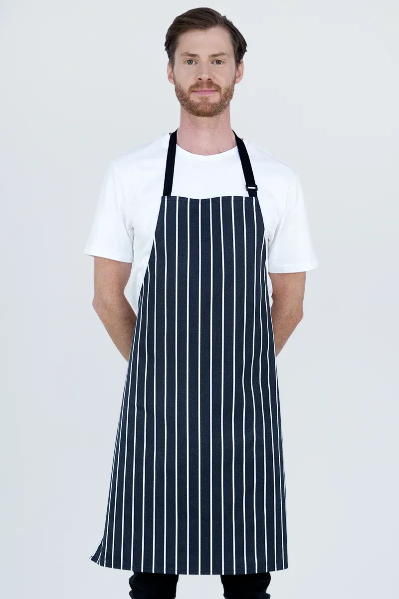 Aussie Chef Chef Bib Navy/White