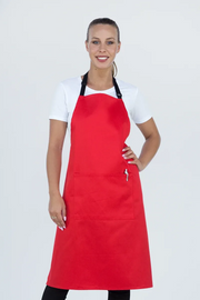Aussie Chef Chef Bib Red Apron