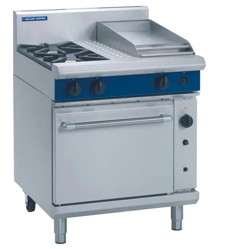 Blue Seal Evolution 750mm Gas Range Convection Oven G54C. - Hospitality Connect