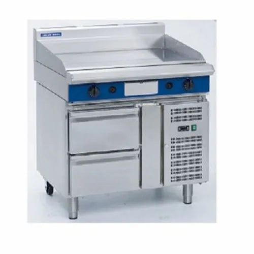 Blue Seal Evolution 1200mm Gas Griddle – Refrigerated Base GP518-RB. - Hospitality Connect