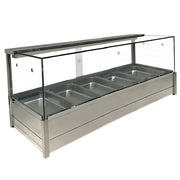 Bonvue Heated Bain Marie Square Countertop Display BM17SD. - Hospitality Connect