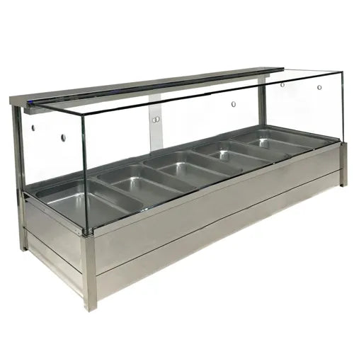 Bonvue Heated Bain Marie Square Countertop Display BM17SD. - Hospitality Connect