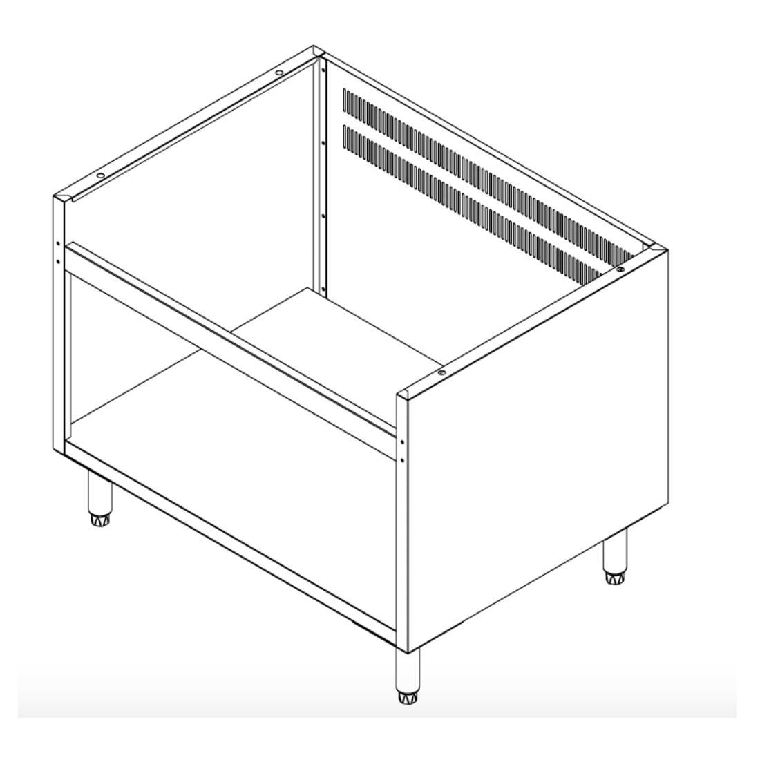 Brenner SS Cabinet for Brenner Forge 800 Series 900 mm Wide Machine - BREG8-900E
