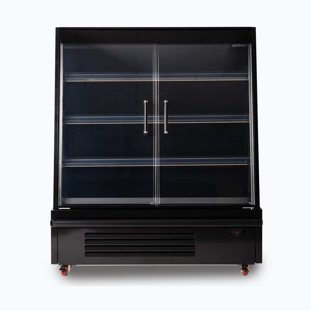 Bromic Semi Vertical Display Fridge - 1250mm - 2 Doors - Hinged SVM1250HD-NR - Hospitality Connect