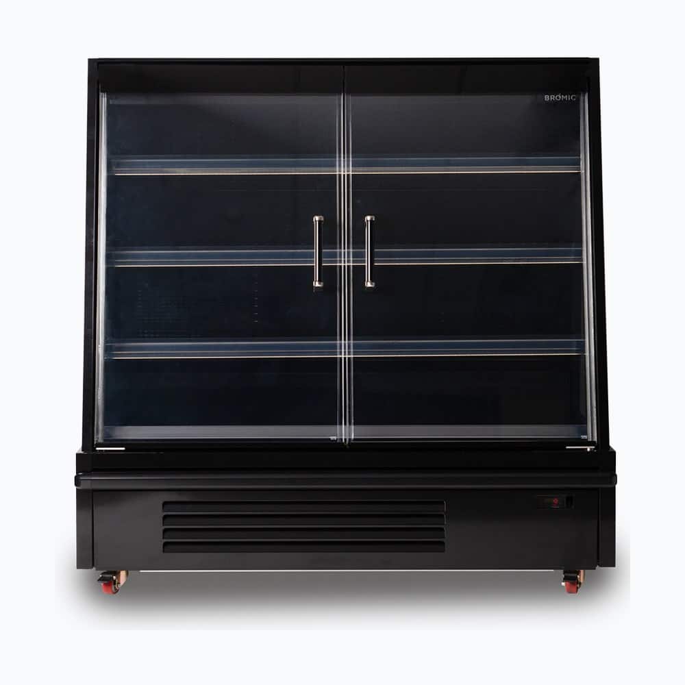 Bromic Semi Vertical Display Fridge - Gondola - 1580mm - 2 Doors - Sliding SVM1580SD-NR - Hospitality Connect