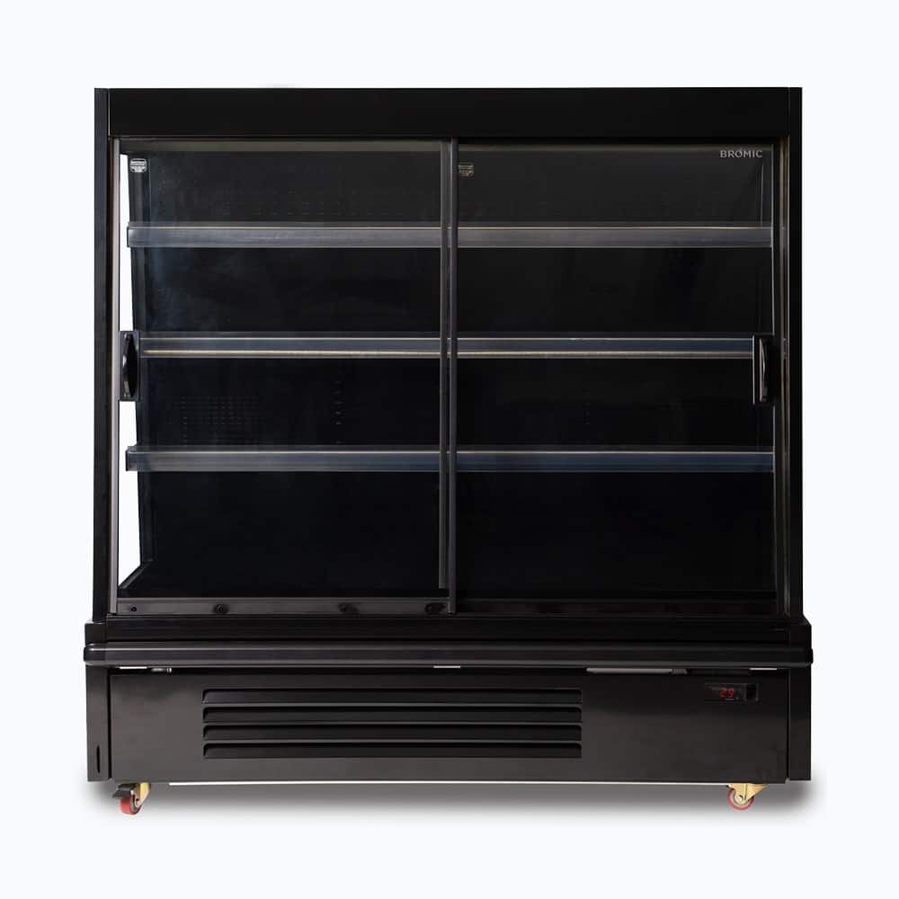 Bromic Semi Vertical Display Fridge - Gondola - 1580mm - 2 Doors - Hinged SVM1580HD-NR - Hospitality Connect