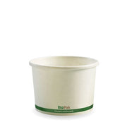 BIOPAK 250ml / 8oz White BioBowl 1000 Units - Hospitality Connect