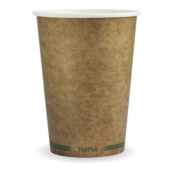 Biopak 950ml / 32oz Kraft BioBowl 400 Units